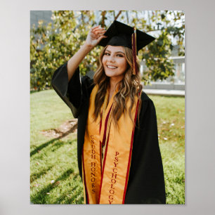 Poster Créez Votre Propre Photo de Diplômé Personnalisée