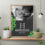 Poster Créez votre propre photo de première Fête des père<br><div class="desc">Téléchargez votre propre photo pour créer votre propre affiche unique. Cette affiche moderne est entièrement personnalisable. Tous les textes sont éditables et les couleurs peuvent être facilement changées selon ce qui vous convient le mieux.</div>