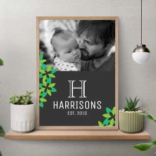 Poster Créez votre propre photo de première Fête des père