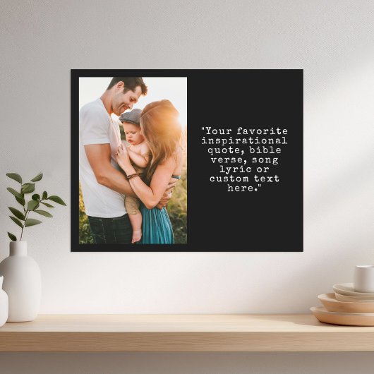 Poster Créez votre propre photo personnalisée et un devis