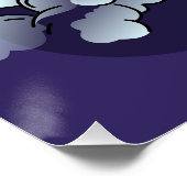 Poster Créez votre propre Rocket Ship Purple (Coin)