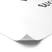 Poster Créez votre propre texte inspirant en trois mots (Coin)