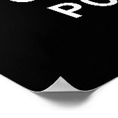 Poster Créez Votre Propre Texte Ou Citation En Noir Et Bl (Coin)