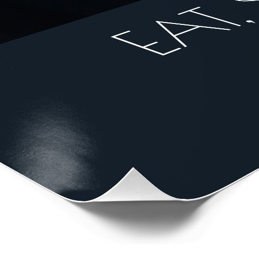 Poster Créez votre propre texte photo et votre nom (Coin)