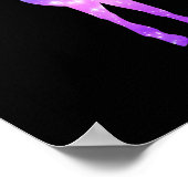 Poster Créez votre propre Unicorne Photo Silhouette Black (Coin)