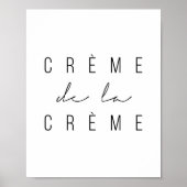 Poster Creme de la Creme (Devant)