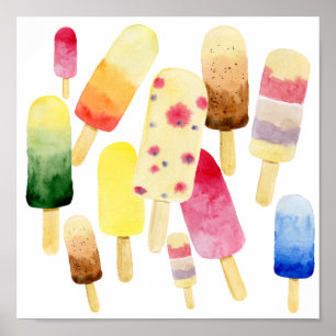 Poster Crème glacée