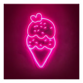 Poster Crème glacée Art fraise Crème glacée Clip Art Pain (Devant)