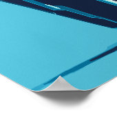 Poster Crème glacée au chocolat frais dans une coupe de p (Coin)