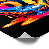 Poster Crème Glacée Baseball Drip 67 Mode de Vie Baseball (Coin)