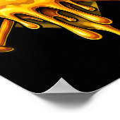 Poster Crème glacée Baseball Drip Camo Design Cool (Coin)