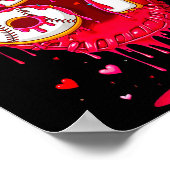 Poster Crème Glacée Baseball Drip Saint-Valentin Jeunes G (Coin)