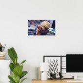Poster Crème glacée Cône (Bureau à domicile)