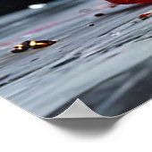 Poster Crème glacée dans un cornet de gaufre (Coin)