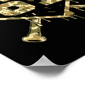 Poster Crème glacée de baseball Drip Camo Numéro 67 Joueu (Coin)