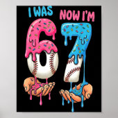 Poster Crème glacée de baseball j'avais 6 ans maintenant (Devant)
