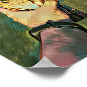 Poster crème glacée froide cool (Coin)