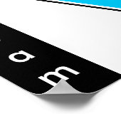 Poster crème glacée oddRex (Coin)