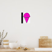Poster crème glacée oddRex (Cuisine)