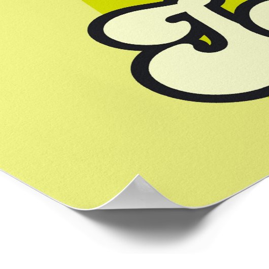 Poster crème glacée pistacée (Coin)