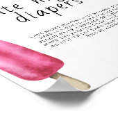 Poster Crème glacée Popsicle - Late night couches jeu (Coin)