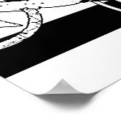 Poster crème glacée punk dripz (Coin)