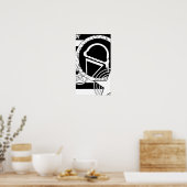Poster crème glacée punk dripz (Cuisine)