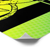 Poster crème glacée punk dripz (Coin)