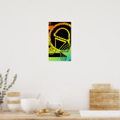 Poster crème glacée punk dripz (Cuisine)