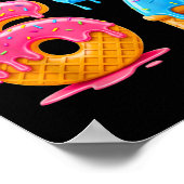 Poster Crème Glacée Six Sept Drip Génération Alpha Argot (Coin)
