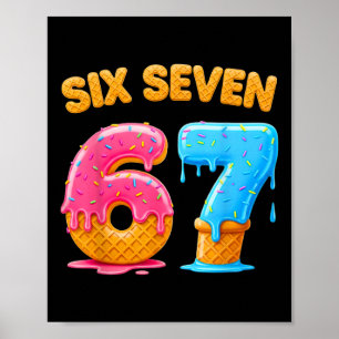 Poster Crème Glacée Six Sept Drip Génération Alpha Argot