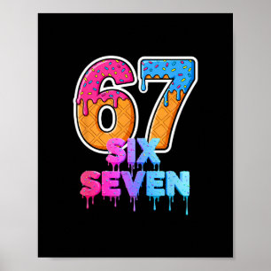 Poster Crème Glacée Six Sept Drip Génération Alpha Argot