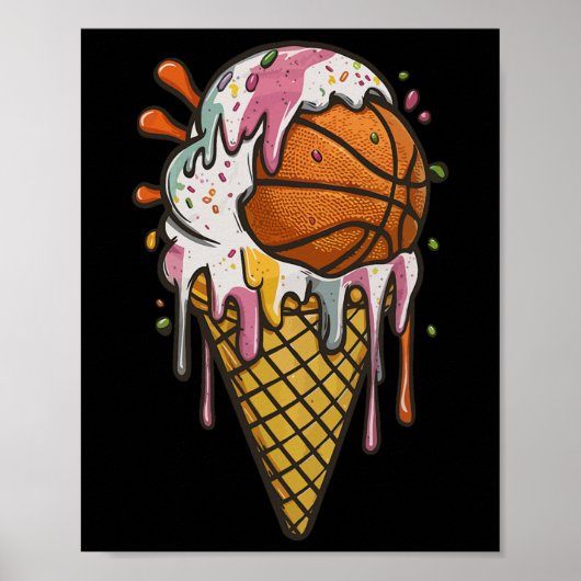 Poster Crème Glacée Sketll Sketll (Devant)