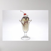 Poster Crème glacée Sundae (Devant)