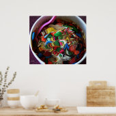 Poster Crème glacée Sundae (Cuisine)