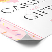 Poster Crème glacée Sundae Heres Scoop Cards & Cadeaux (Coin)