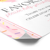 Poster Crème glacée Sundae Heres the Scoop Sweet Faveurs (Coin)