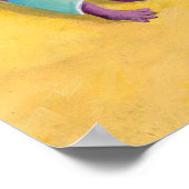 Poster Crème glacée sur la plage (Coin)