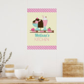 Poster Crème glacée Traite Cuisine personnalisée (Cuisine)