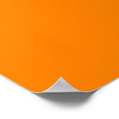 Poster Crème orange (Coin)