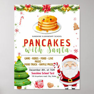 Poster Crêpe editable avec flyer de collecte de fonds du