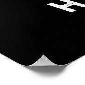 Poster Crepe se passe drôle Nourriture Pun Dark BG (Coin)