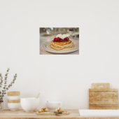 Poster crêpes de framboise (Cuisine)