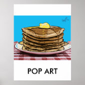 Poster crêpes, POP ART (Devant)