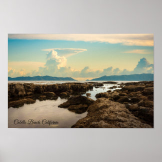 Poster Crépuscule aux bassins de marée à Cabrillo Beach