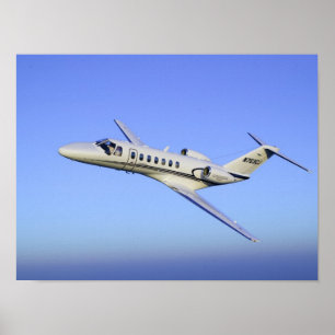 Poster Crépuscule bleu CJ3