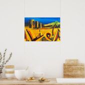 Poster Crépuscule dans le désert (Cuisine)