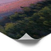 Poster Crépuscule et mont Washington dans le (Coin)