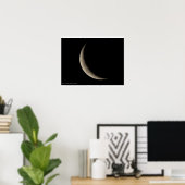 Poster Crescent de lune (Bureau à domicile)
