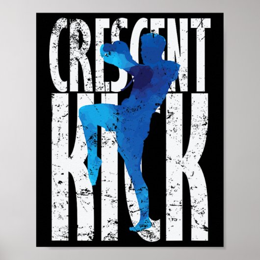 Poster Crescent Kick Kickboxing (Devant)